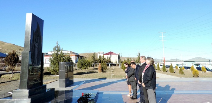 US Ambassador to Azerbaijan visits Khojaly genocide memorial in Goranboy 